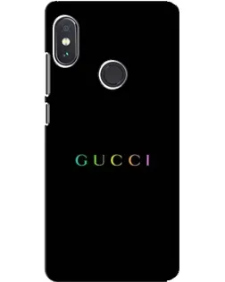 Чохол для Xiaomi Redmi Note 5 Pro з картинкою «Gucci — неоновий мінімалізм»