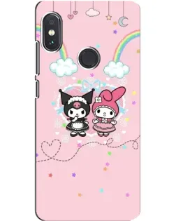 Чехол для Xiaomi Redmi Note 5 Pro с картинкой «My Melody и Kuromi»