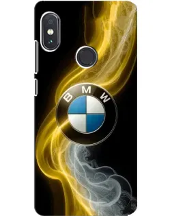 Чехол для Xiaomi Redmi Note 5 Pro с картинкой «Золотистый дым BMW»