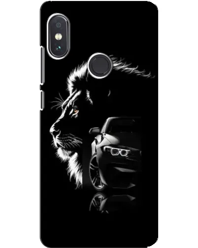 Чехол для Xiaomi Redmi Note 5 Pro с картинкой «BMW и лев»