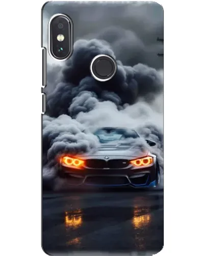 Чехол для Xiaomi Redmi Note 5 Pro с картинкой «BMW в дыму»