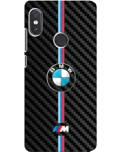 Чехол для Xiaomi Redmi Note 5 Pro с картинкой «Эмблема BMW и карбон»