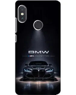 Чохол для Xiaomi Redmi Note 5 Pro з картинкою «BMW крізь нічне місто»