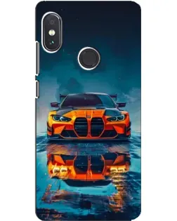 Чохол для Xiaomi Redmi Note 5 Pro з картинкою «BMW — золота емблема»