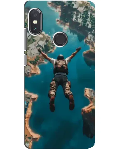 Чехол для Xiaomi Redmi Note 5 Pro с картинкой «PUBG — свободное падение»