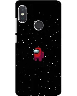 Чехол для Xiaomi Redmi Note 5 Pro с картинкой «Красный Among Us»