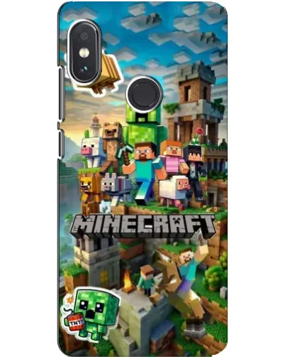 Чехол для Xiaomi Redmi Note 5 Pro с картинкой «Замок Minecraft»