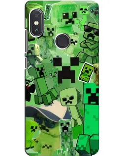 Чехол для Xiaomi Redmi Note 5 Pro с картинкой «Криперы Minecraft» Чехол для Xiaomi Redmi Note 5 Pro с картинкой «Криперы Minecraft»