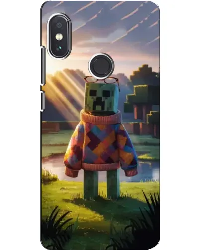 Чехол для Xiaomi Redmi Note 5 Pro с картинкой «Крипер в свитере»