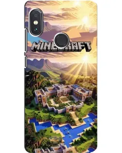 Чехол для Xiaomi Redmi Note 5 Pro с картинкой «Minecraft панорама»