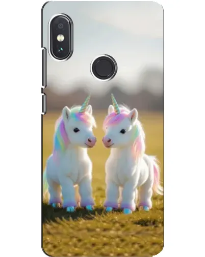 Чехол для Xiaomi Redmi Note 5 Pro с картинкой «Пара единорогов»