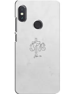 Чохол для Xiaomi Redmi Note 5 Pro з картинкою «Івана 3:16 Хрест»
