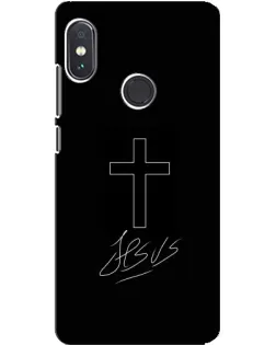 Чохол для Xiaomi Redmi Note 5 Pro з картинкою «Графічний хрест Jesus»