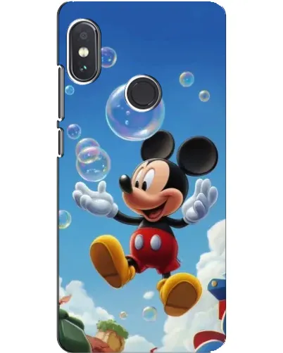 Чехол для Xiaomi Redmi Note 5 Pro с картинкой «Mickey и мыльные пузыри»