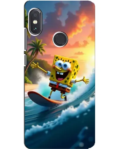 Чехол для Xiaomi Redmi Note 5 Pro с картинкой «Губка Боб серфингист» Чехол для Xiaomi Redmi Note 5 Pro с картинкой «Губка Боб серфингист»