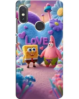 Чехол для Xiaomi Redmi Note 5 Pro с картинкой «Губка Боб Патрик»