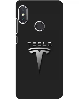 Чехол для Xiaomi Redmi Note 5 Pro с картинкой «Стальной логотип Tesla»