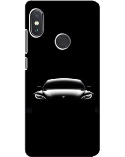 Чехол для Xiaomi Redmi Note 5 Pro с картинкой «Фары Tesla Night»