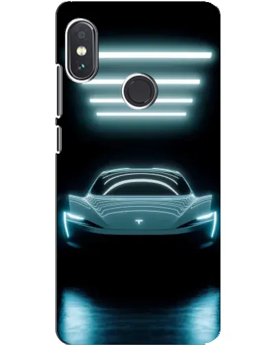 Чехол для Xiaomi Redmi Note 5 Pro с картинкой «Tesla в неоне» Чехол для Xiaomi Redmi Note 5 Pro с картинкой «Tesla в неоне»