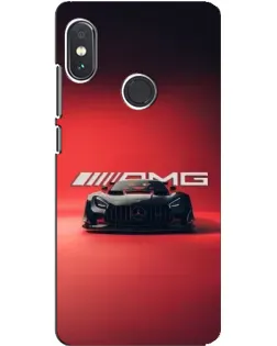 Чехол для Xiaomi Redmi Note 5 Pro с картинкой «Mercedes AMG — красная линия»