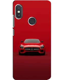 Чехол для Xiaomi Redmi Note 5 Pro с картинкой «Красный Mercedes AMG»