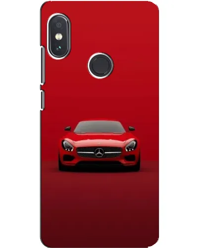 Чехол для Xiaomi Redmi Note 5 Pro с картинкой «Красный Mercedes AMG»