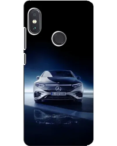 Чехол для Xiaomi Redmi Note 5 Pro с картинкой «Ночной Mercedes EQ»