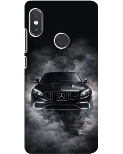 Чехол для Xiaomi Redmi Note 5 Pro с картинкой «Mercedes в дыму»