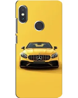 Чехол для Xiaomi Redmi Note 5 Pro с картинкой «Желтый Mercedes GT»
