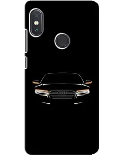 Чехол для Xiaomi Redmi Note 5 Pro с картинкой «Audi — ночной контур»