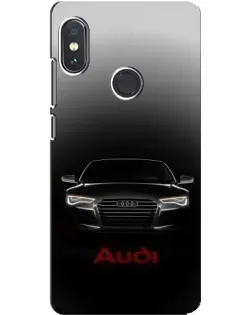 Чехол для Xiaomi Redmi Note 5 Pro с картинкой «Audi — градиентный контур»