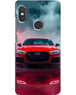 Чехол для Xiaomi Redmi Note 5 Pro с картинкой «Audi RS — красный стиль»