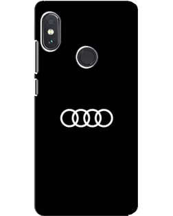 Чехол для Xiaomi Redmi Note 5 Pro с картинкой «Audi White Logo»