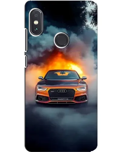 Чехол для Xiaomi Redmi Note 5 Pro с картинкой «Audi в огненном дыму» Чехол для Xiaomi Redmi Note 5 Pro с картинкой «Audi в огненном дыму»