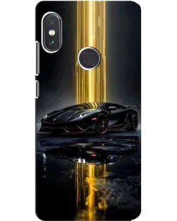 Чехол для Xiaomi Redmi Note 5 Pro с картинкой «Ночной Lamborghini драйв»