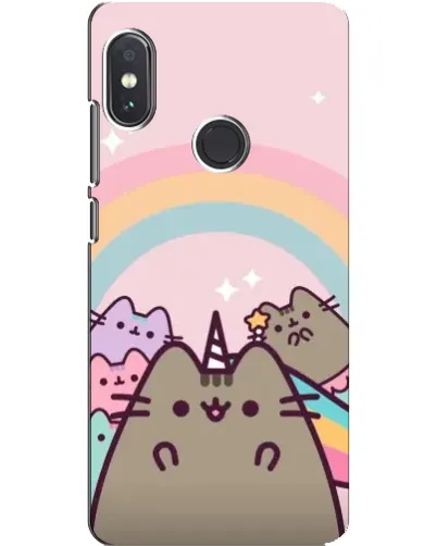 Чехол для Xiaomi Redmi Note 5 Pro с картинкой «Единорог Pusheen»