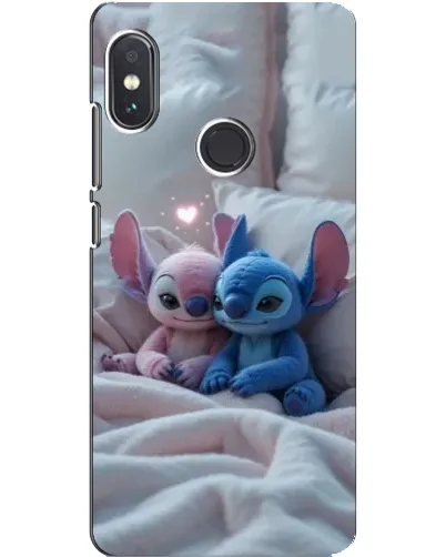 Чехол для Xiaomi Redmi Note 5 Pro с картинкой «Плюшевые Стич Ангел»