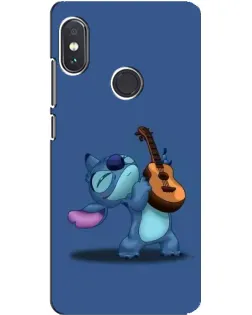 Чехол для Xiaomi Redmi Note 5 Pro с картинкой «Стич с укулеле»