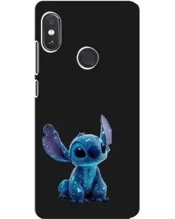 Чехол для Xiaomi Redmi Note 5 Pro с картинкой «Стич на черном»