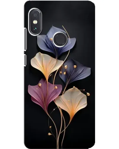 Чохол для Xiaomi Redmi Note 5 Pro з картинкою «Лілові квіти грації»