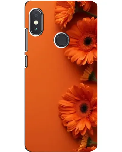 Чохол для Xiaomi Redmi Note 5 Pro з картинкою «Помаранчеві гербери»