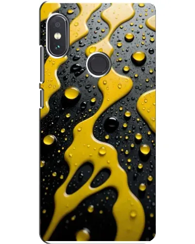 Чехол для Xiaomi Redmi Note 5 Pro с картинкой «Жидкое желтое золото»