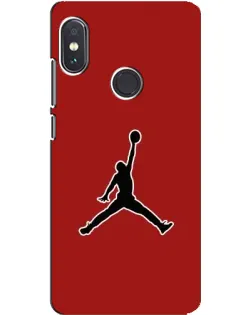 Чохол для Xiaomi Redmi Note 5 з картинкою «Jordan Red Back»