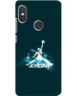 Чохол для Xiaomi Redmi Note 5 з картинкою «Jordan Blue Fire»
