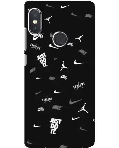 Чохол для Xiaomi Redmi Note 5 з картинкою «Nike Black Pattern» Чохол для Xiaomi Redmi Note 5 з картинкою «Nike Black Pattern»