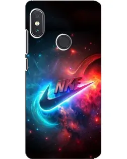 Чохол для Xiaomi Redmi Note 5 з картинкою «Вогняний логотип Nike»