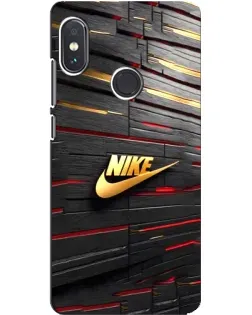 Чохол для Xiaomi Redmi Note 5 з картинкою «Золотий Nike на металі»
