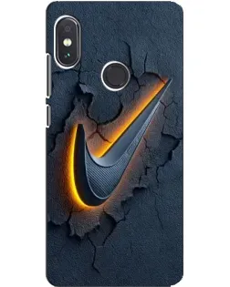 Чохол для Xiaomi Redmi Note 5 з картинкою «Об'ємний логотип Найк»