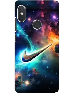 Чохол для Xiaomi Redmi Note 5 з картинкою «Космічний Nike Swoosh»