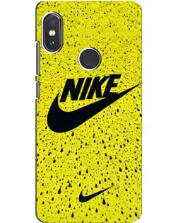 Чохол для Xiaomi Redmi Note 5 з картинкою «Жовтий текстурний Nike»